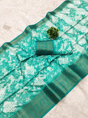 Beautiful Soft Dola Silk Digital Printed Saree